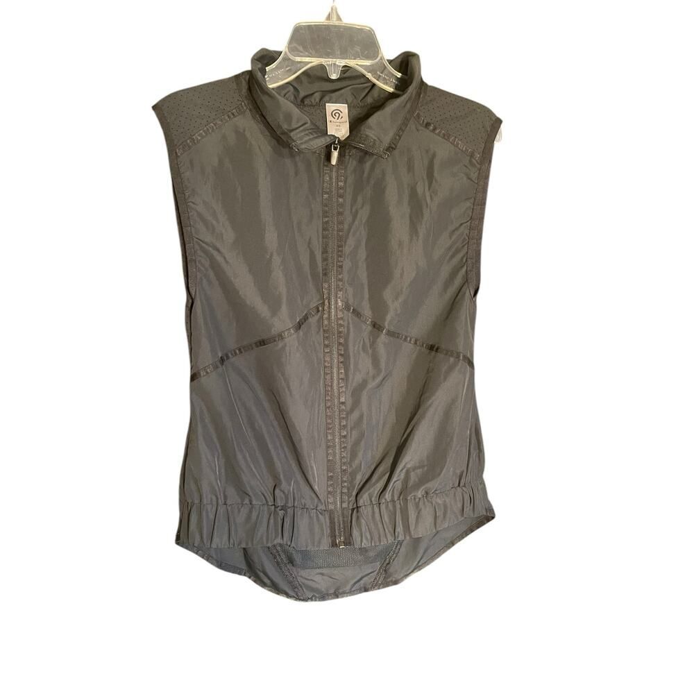 Champion Black Activewear Lightweight Full Zip Vest Size XS